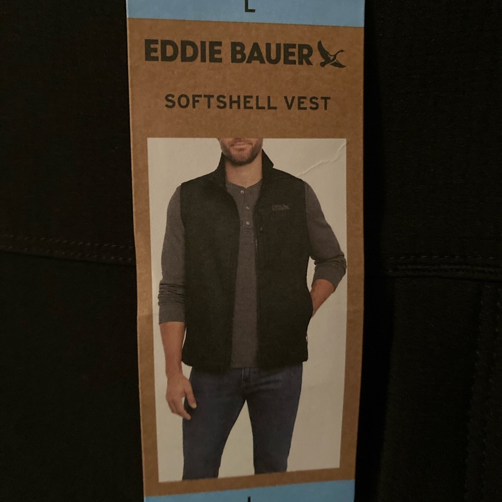 Eddie Bauer Softshell Black Vest - Picture 11 of 13
